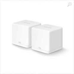 MERCUSYS Halo H30G(2-pack) AC1300 Whole Home Mesh Wi-Fi System,SPEED: 400 Mbps at 2.4 GHz + 867 Mbps at 5 GHz,SPEC: 2× Internal Antennas, 2× Gigabit Ports per Unit (WAN/LAN auto-sensing),FEATURE: MERCUSYS APP, Router/AP Mode, One Unified Network, Seamless